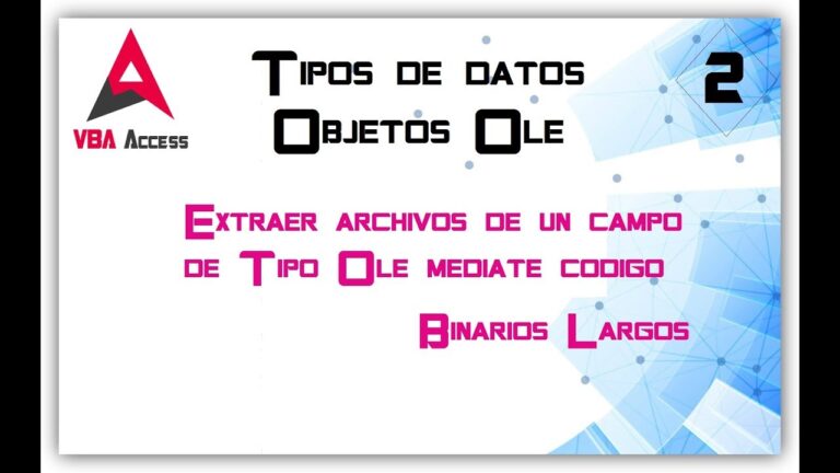 Abrir archivos ole