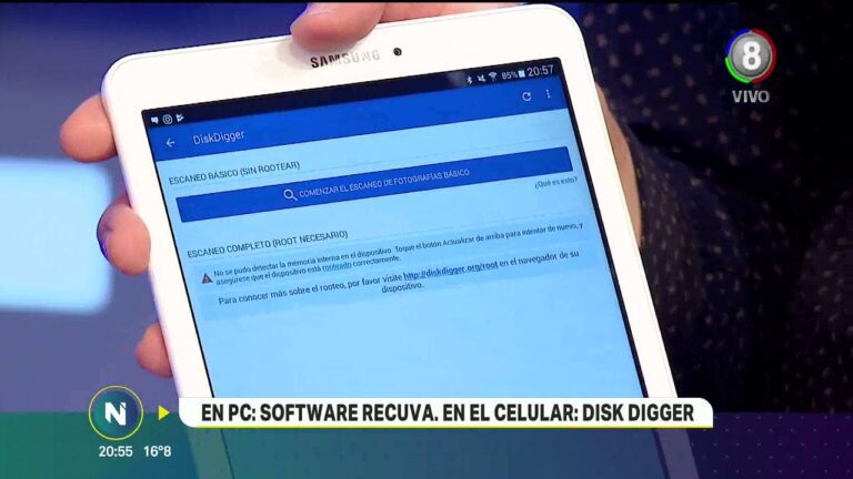 Recuperar archivos de tablet samsung