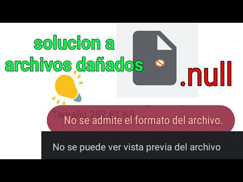 Abrir archivos null