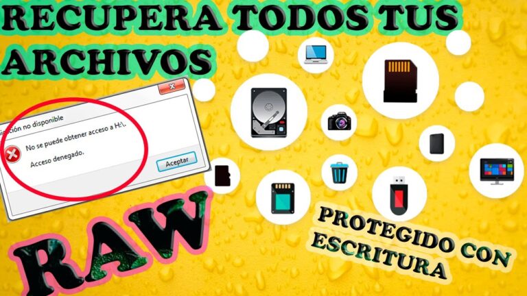 Recuperar archivos de usb dañada raw