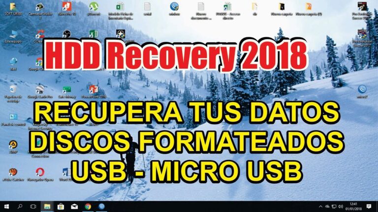 Recuperar archivos de disco duro formateado y particionado