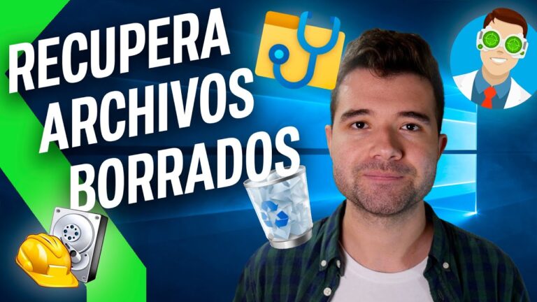 Recuperar archivos borrados ordenador