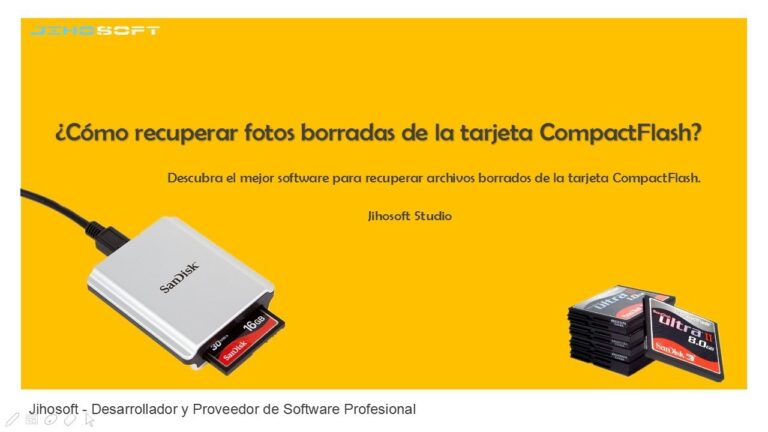 Recuperar archivos borrados tarjeta compact flash