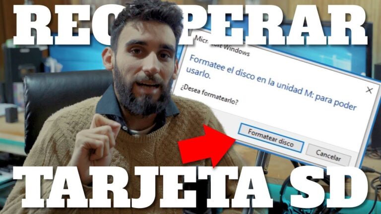 Recuperar archivos de micro sd que pide formatear