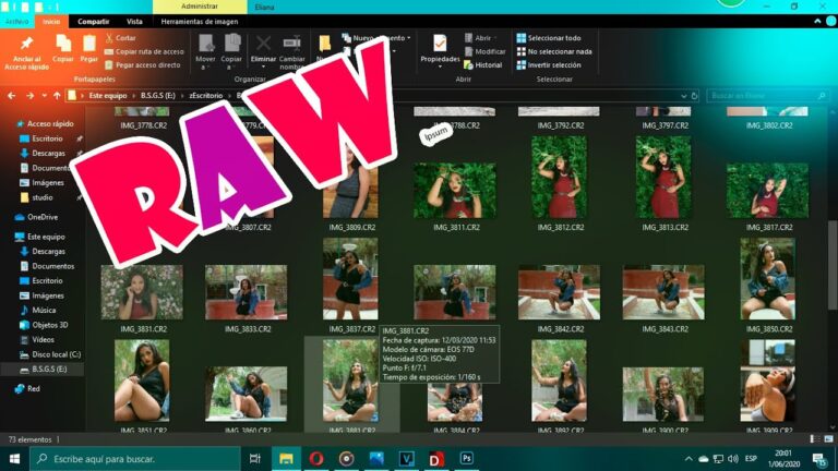 Abrir archivos cr2 en windows 10
