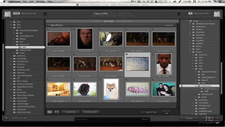 Abrir archivos raw en lightroom