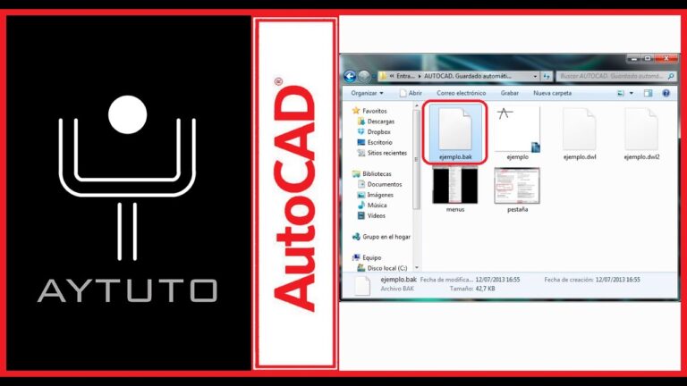 Abrir archivo bak autocad
