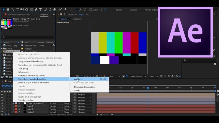 Recuperar archivo after effects