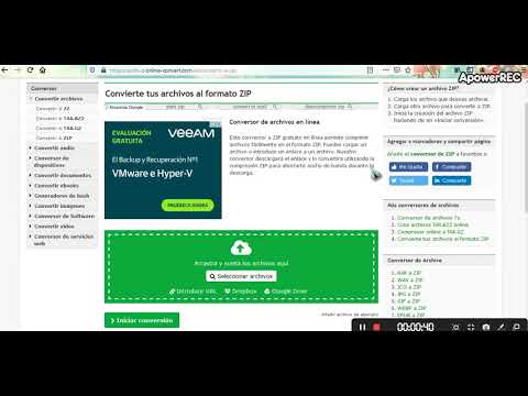 Abrir archivos zip on line