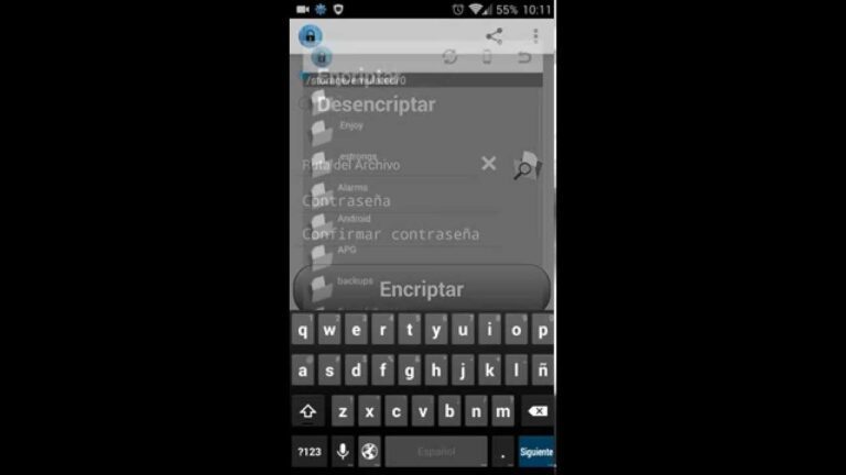Abrir archivos encriptados android