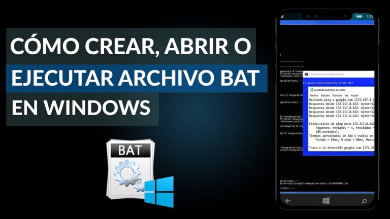 Crear archivo bat para abrir un programa