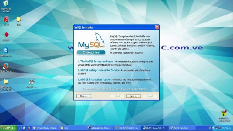 Recuperar base de datos mysql desde archivos