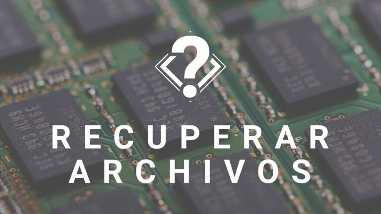 Recuperar archivos borrados por liberador espacio