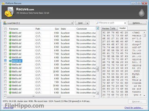Recuva recuperar archivos irrecuperables