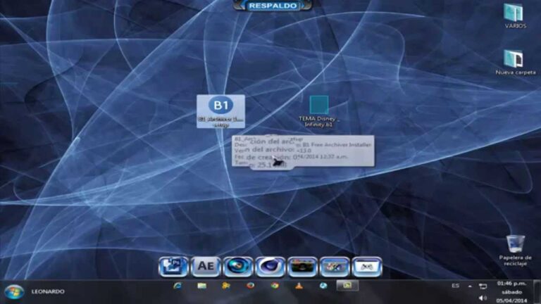 Abrir archivos b1 con winrar