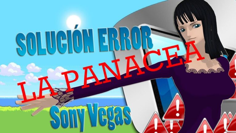 No se pudo abrir el archivo sony vegas