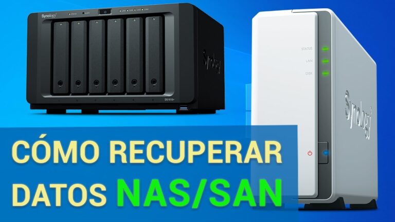 Recuperar archivos borrados nas