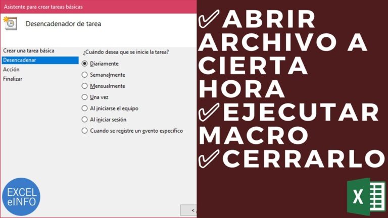 Ejecutar macro excel sin abrir archivo