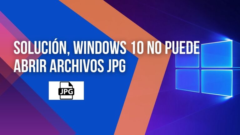 No puedo abrir archivos windows 10